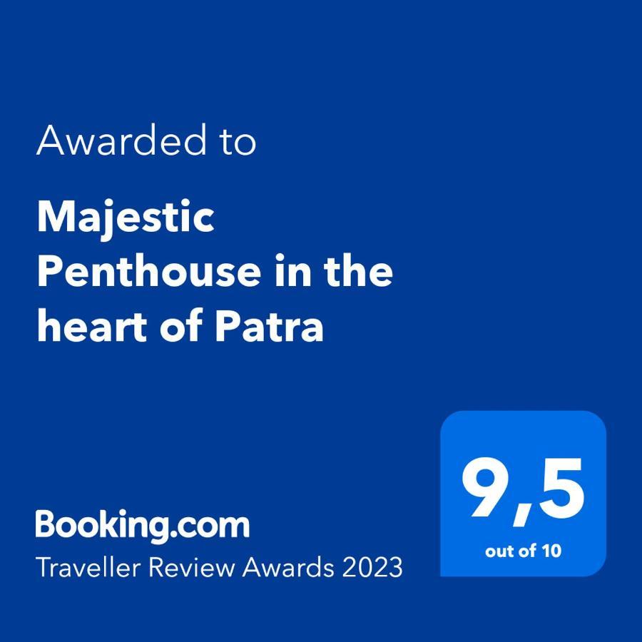 Appartamento Majestic Penthouse In The Heart Of Patra Esterno foto